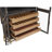 Extendable Rectangular Dining Table With 2 Arm Benches Buffet And Cabinet-507466032