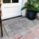 Machine Washable Indoor/Outdoor Claudian ACN1663 Charcoal Rug