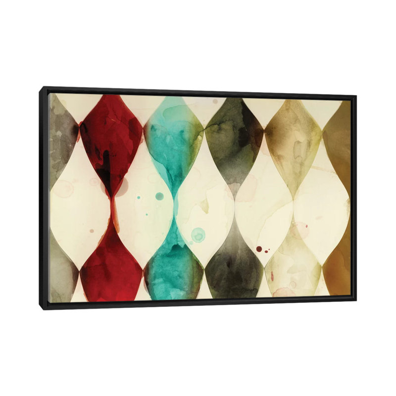 « tacheté heralds », reproduction sur toile, H 18 po x l 26 po x P 1,5 po, Toile avec cadre noir, Pas de tapis