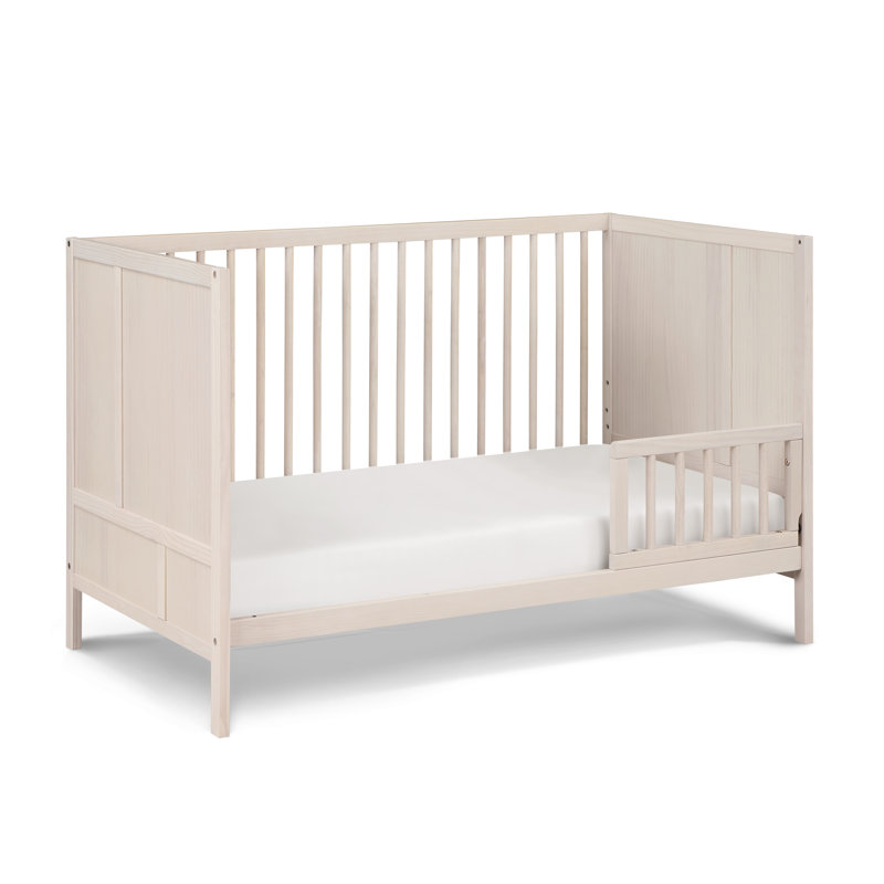 Pixie Toddler Bed Rail, Washed Natural