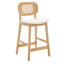 Tabouret de comptoir en bois massif de 25,5 po Azarah-2051142281-2060694483