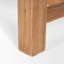 Nonnie Rectangular Natural Brown Wood Dining Table-99238329