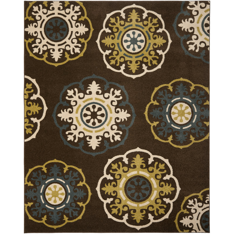 Tapis géométrique Newbury Performance, Rectangulaire 8 pi x 10 pi