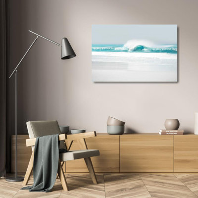Dovecove Olsen, Maggie Gallery Wrapped Canvas Art Titled: Aqua Wave II