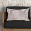 Coussin avec fermeture à glissière en lin 16 po x 24 po
