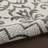 Trofin Rectangle Machine-made Power Loom Abstract Ivory/Charcoal Indoor/Outdoor Area Rug-396612682