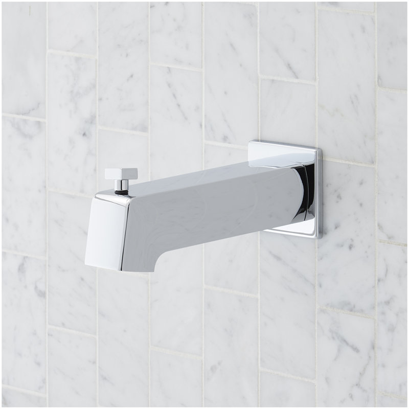 Sefina Pressure Balance Tub and Shower System - Chrome, Chrome