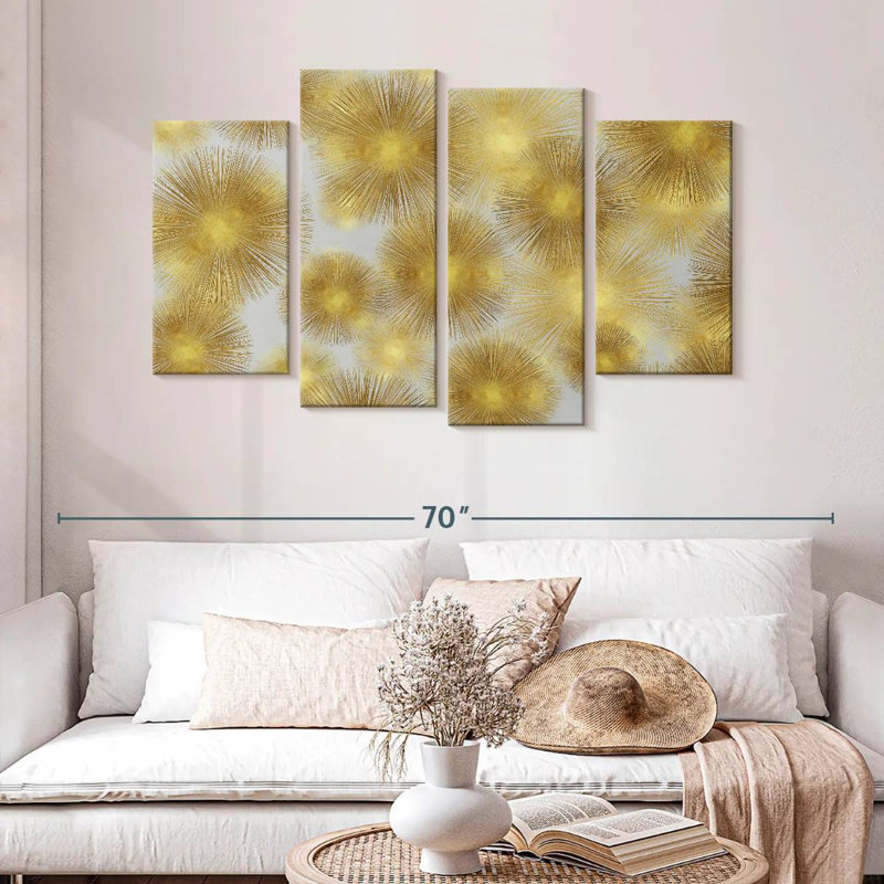 Avery Sunburst Cluster, 32" H x 52" W