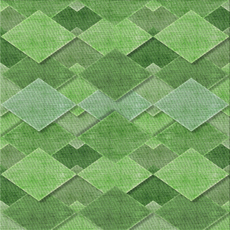 Geometric Indoor Rug, Square 4'