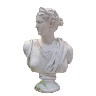 Statue Vénus en fibre de verre à finition blanc laiteux