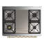 Majestic III Series 36 Inch Dual Fuel Range with 6 Sealed Burners, Griddle, in Glossy Black (Natural Gas, Brass Trim)-996369058-996369062-996369093