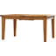 Cumbria Aspen Extension Dining Table with Butterfly Leaf, Antique Natural