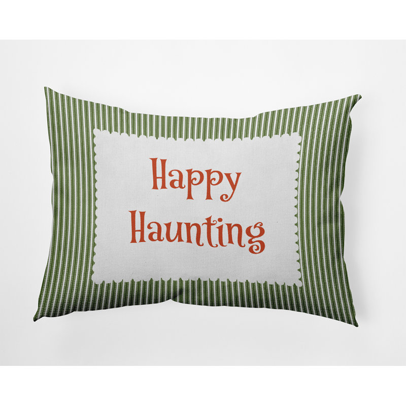  Housse et insert de coussin rectangulaire en polyester pour l'intérieur et l'extérieur par E by Design, Oignon vert