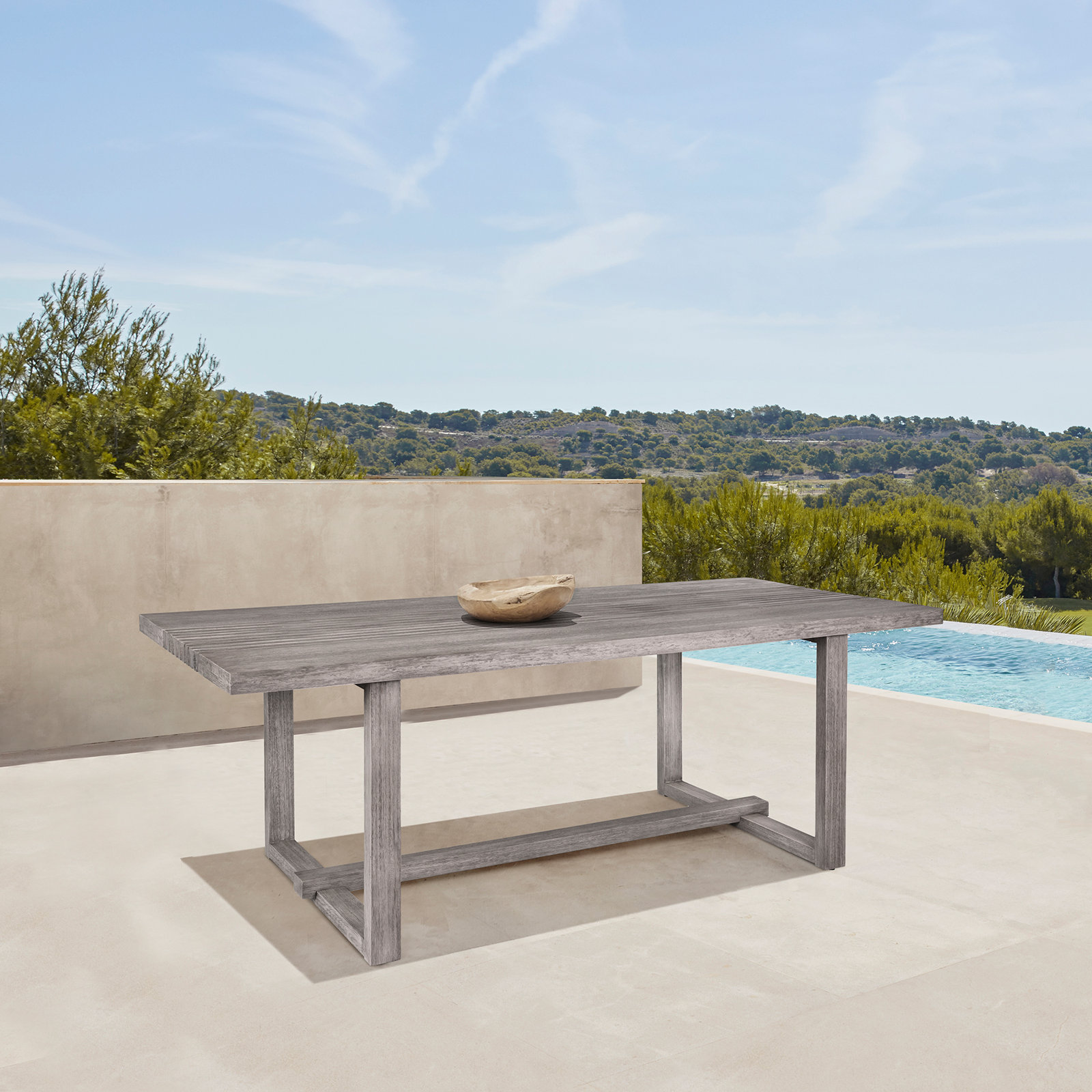 Aerilyn 36 " Eucalyptus Patio Dining Table
