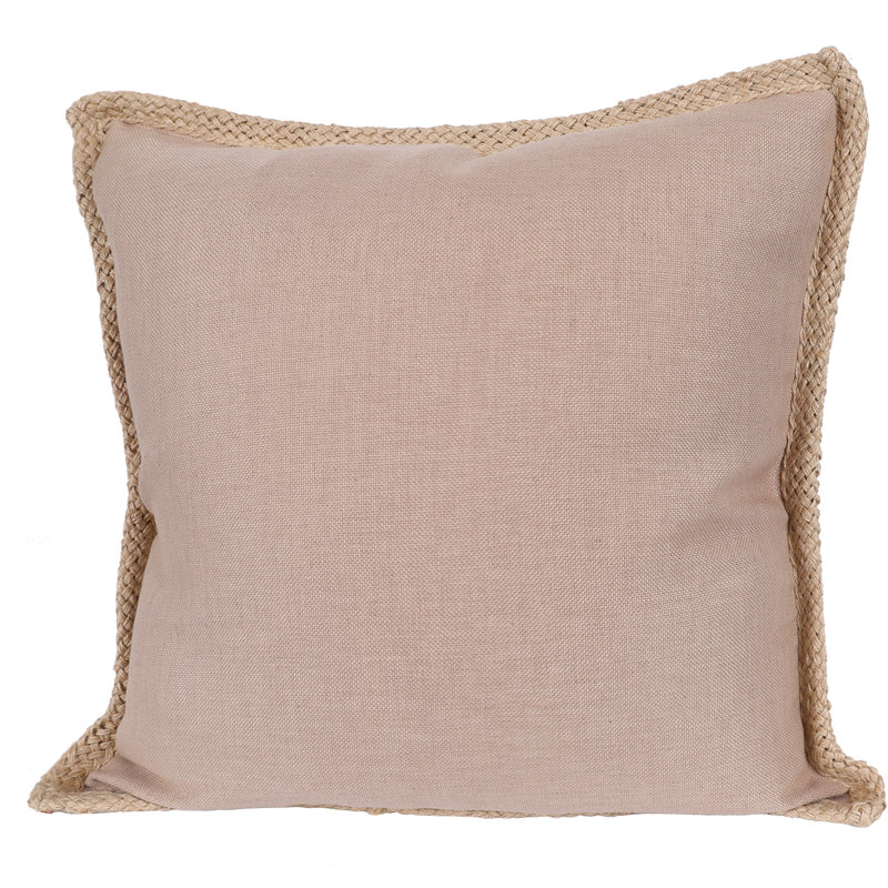  Feathers Throw Pillow, Sand