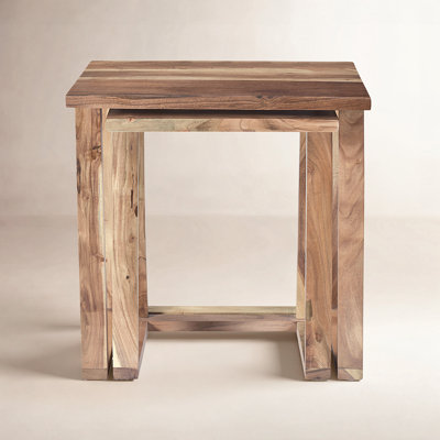 Solaris Solid Wood Nesting Tables