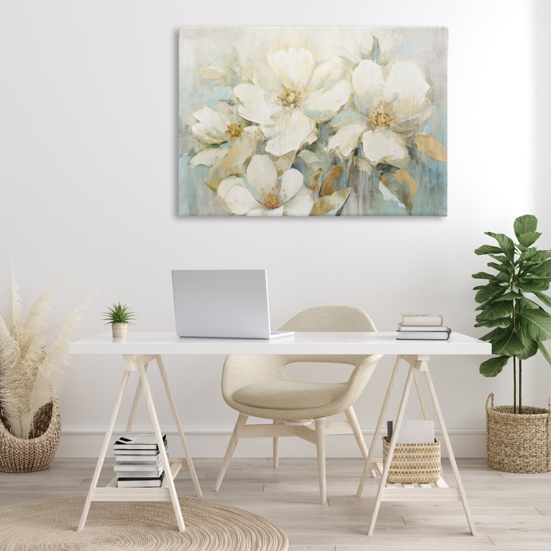 Art mural sur toile Mute Charm, H 30 po x l 45 po
