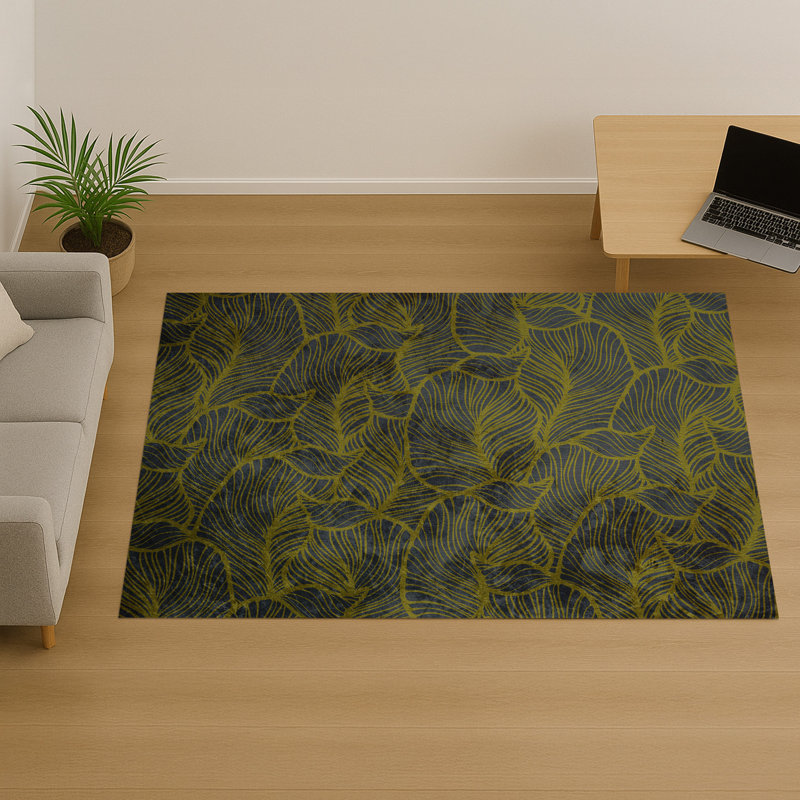 Floral Area Rug, Runner 70 x 140 cm