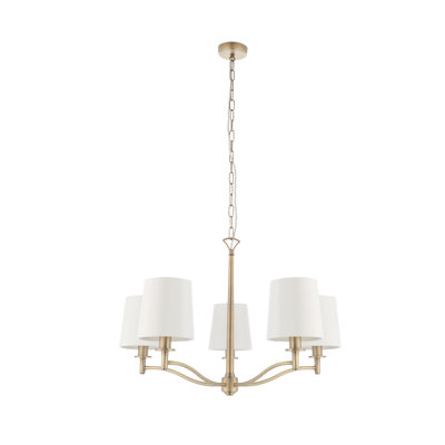 Beaumont 5 - Light Shaded Chandelier