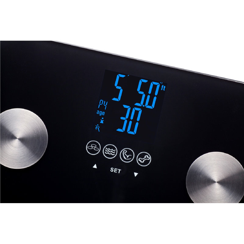 Ozeri Digital Bathroom Scale, Black