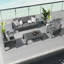 Chaise de terrasse avec coussins Alturas-985966721