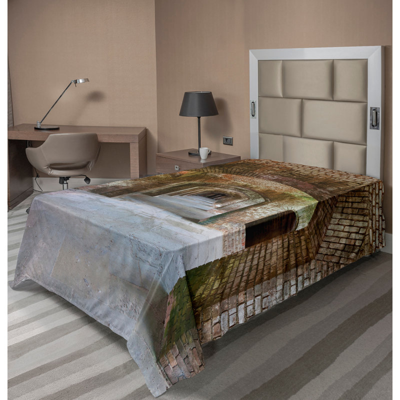 Drap Ambesonne Urban Top, Drap plat pour lit simple