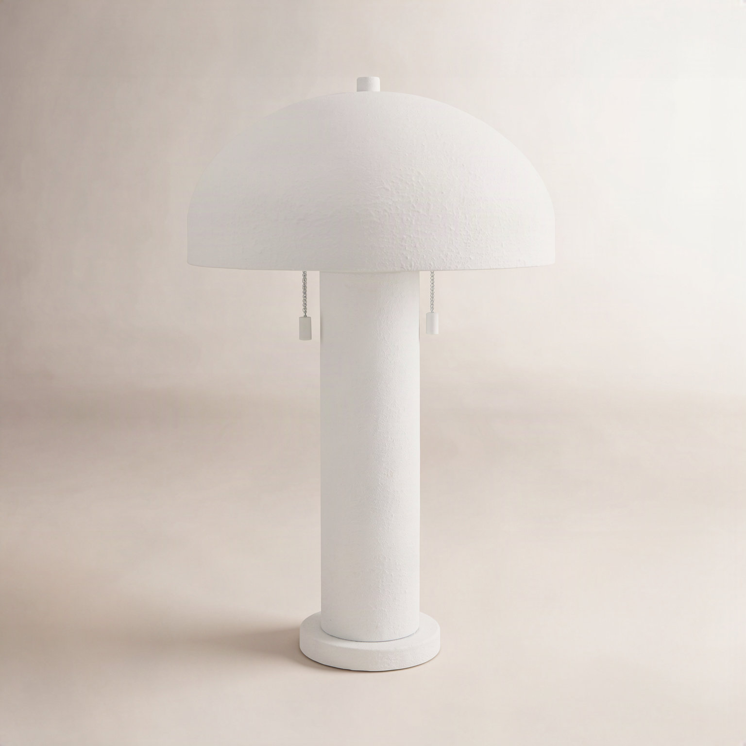 Iron Table Lamp, White