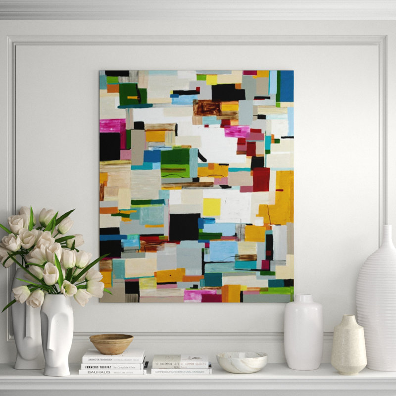 Color Quilt Print by Barclay Butera, 48" H x 40" W, Outdoor