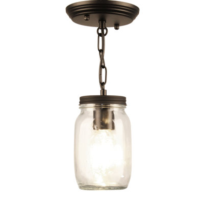 Awudi Glass Semi Flush Mount
