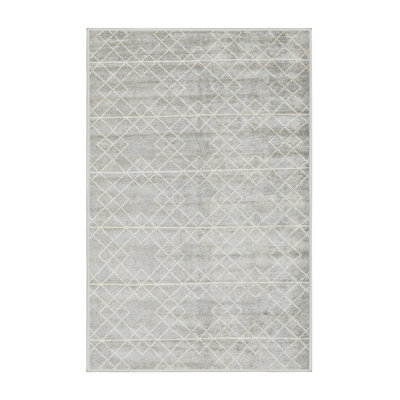 Tapis contemporain gris