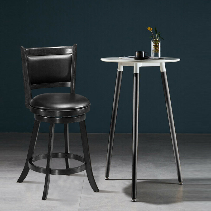 Aghaboy Swivel Upholstered Counter Stool