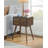 Mid-century Modern Wood Chairside End Table, Set Of Two