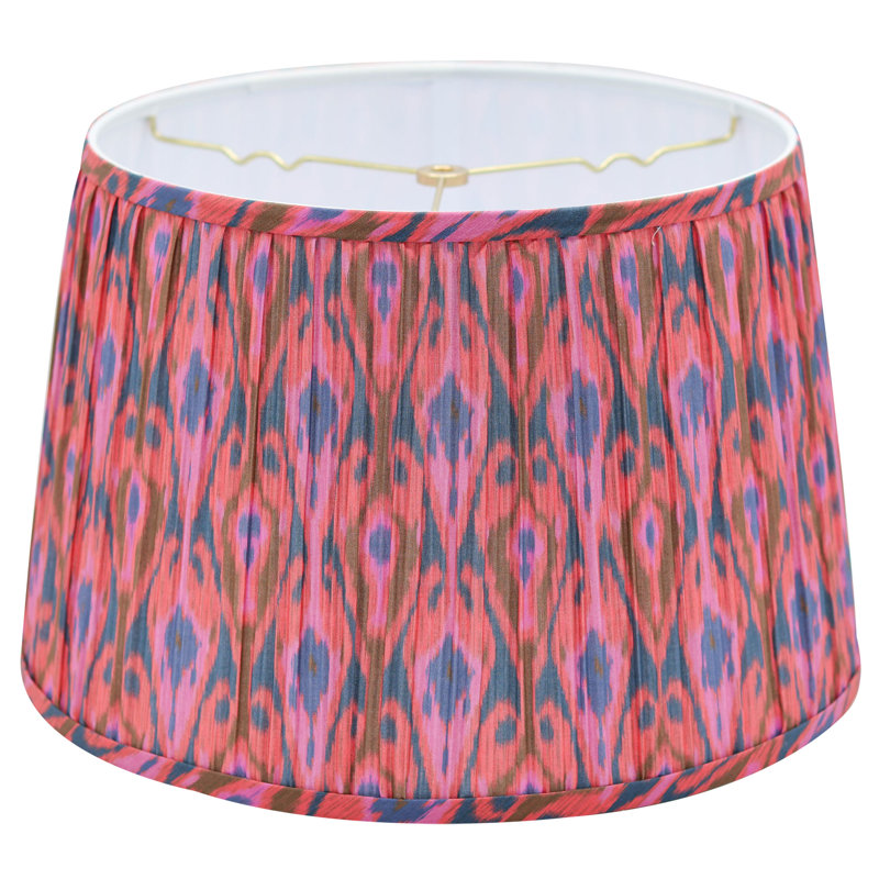 Abat-jour empire avec garniture laveuse Empire, Rose / rouge / bleu, H 11,5 po x l 18 po x P 18 po