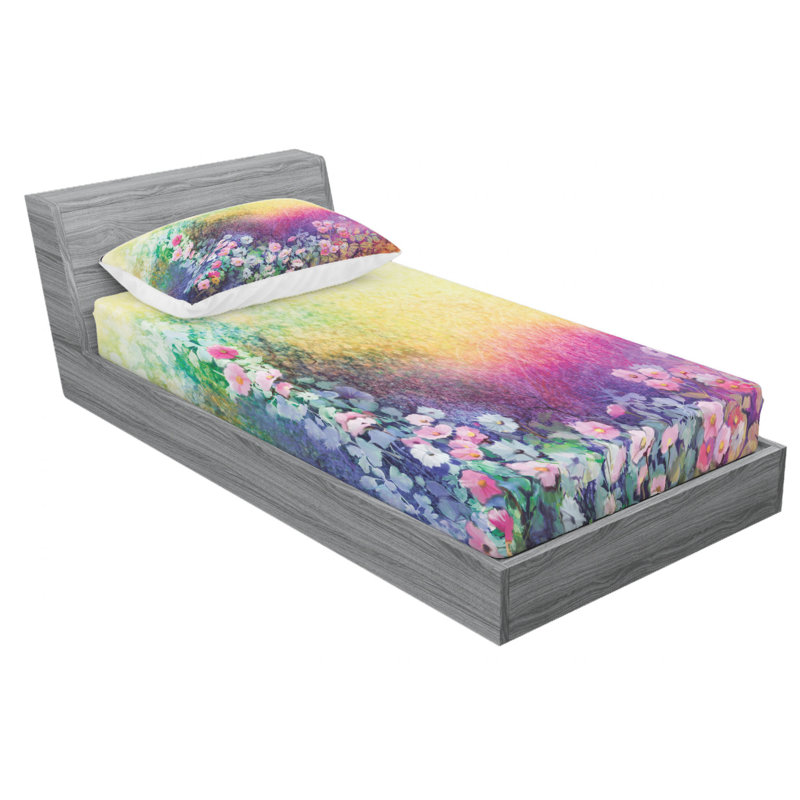 Microfiber Sheet Set, Twin XL Sheet Set with Fitted Sheet
