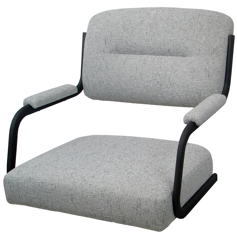 Tabouret de bar pivotant 30 po Jomiah, Noir, Crème