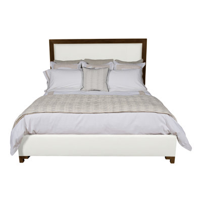 Louise/Lawrence King Upholstered Low Profile Panel Bed