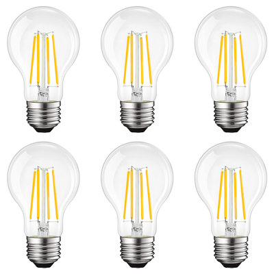 12 Watt, A19 LED Smart, Dimmable Light Bulb -  Luxrite, LR21661-6PK