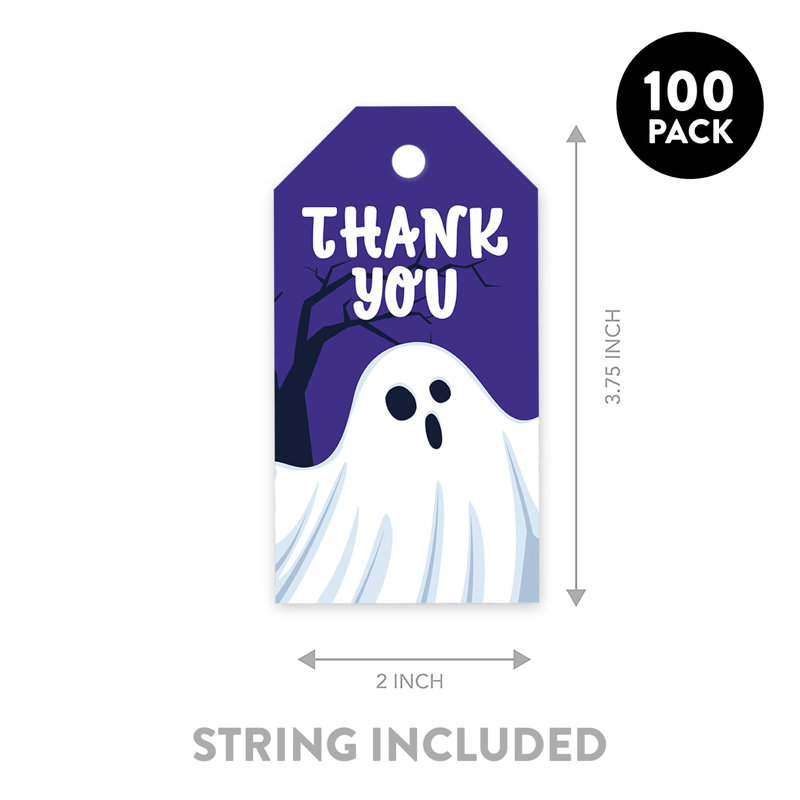 Sacs-cadeaux jetables en papier Spooky Ghost
