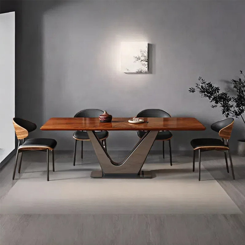 Modern simple dining table sets, 29.92"H x 62.99"L x 35.43"W