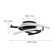 Doner 1 - Light 22.05'' Unique/Statement Modern Linear Dimmable White Light LED Flush Mount