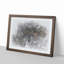 A Great Horned Owl in Abstract - Picture Frame Graphic Art Print-55629584-55629585