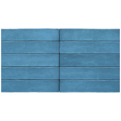 Mahi 2 in. x 10 in. Ceramic Zellige Wall Tile (5.16 Sq. Ft. / Case)