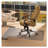 Cleartex Low Pile Carpet Straight Rectangular Chair Mat-10529035