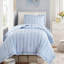 Charming Bow Embroidered Quilt Mini Set With Ruffle Trim And Soft Microfiber-125220505-125220502