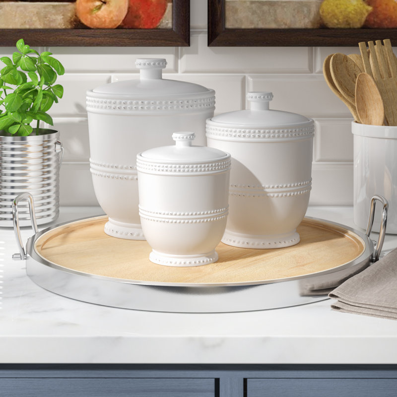 Ensemble de pots de cuisine Deckard, Blanc
