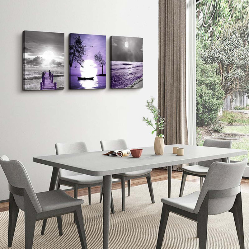 3 Piece Wrapped Canvas Wall Art, 40 cm H x 30 cm W
