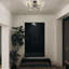 Plafonnier semi-encastré spoutnik 6 lumières 19 po noir / or Westfall-1886763238