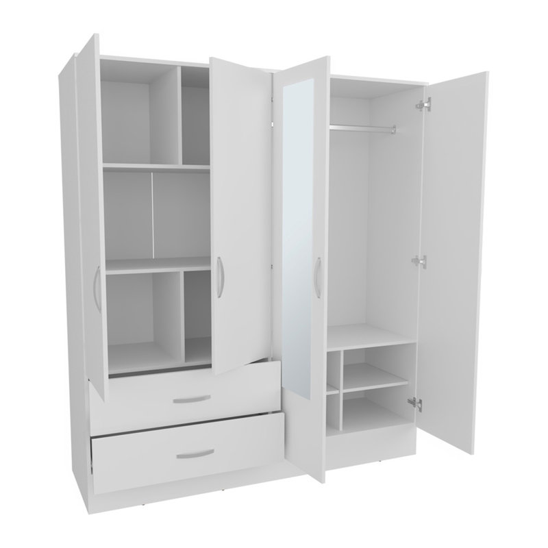 Armoire, chambre à coucher, blanc