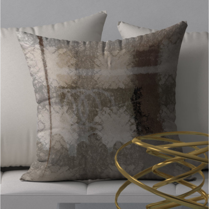 Housse de coussin décorative carrée fine Essential, 20 po x 20 po
