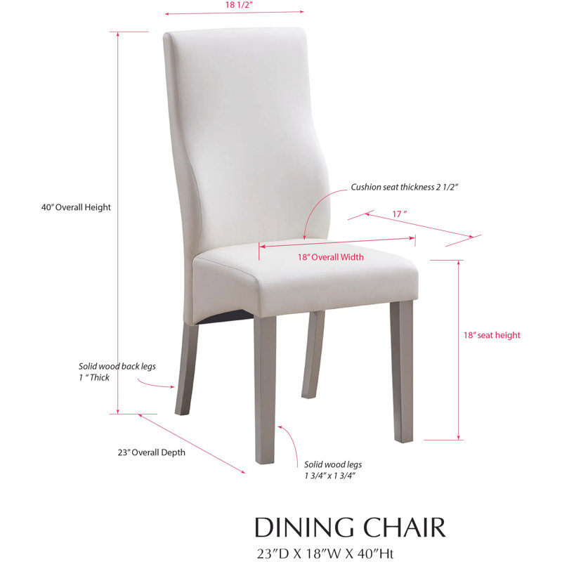 Ensemble de salle à manger élégant avec table rectangulaire, banc et 4 chaises Parson, Blanc